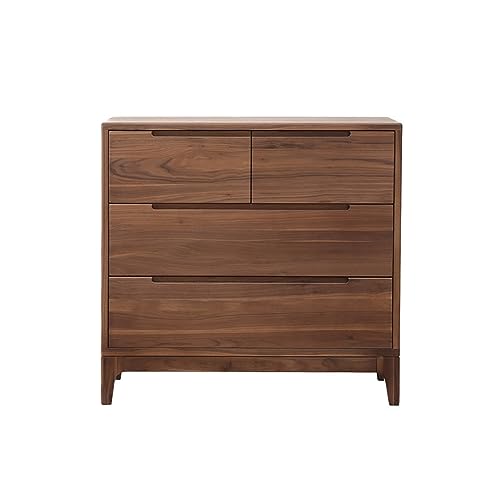 JYDQM Four-bucket Cabinet Walnut Side Cabinet Hotel Bedroom Bedside Drawer Locker