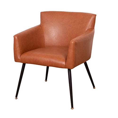 Modern Kitchen Dining Room Chairs Living Room Armchair Modern PU Leather High Back Padded Soft Seat Dining Chairs For Living Room Bedroom Kitchen