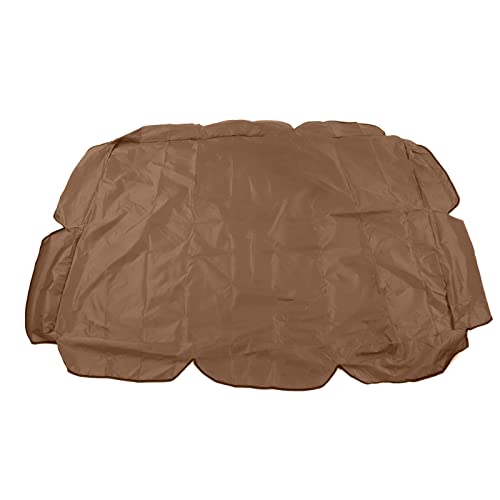 Outdoor Swing Canopy Replacement, 210D Silver Coated Oxford Fabric Swing Chair Canopy<br />Suitable for Outdoor Garden Patio. (Black)