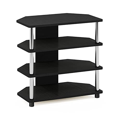 Furinno Toolless TV Stands, Wood, Espresso/Black, one size