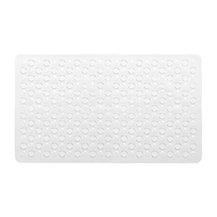 Gedy G-Maim Non-Slip Suction Cups, Size: 60 x 38, Resin Bath Mat, Transparent Finish, Design R&D, 100% Made in Italy, Machine Washable, 2 Year Wa