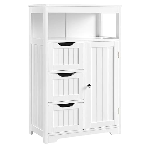 N/A Bathroom Storage Cabinet with Shelving, White Bathroom Cabinets