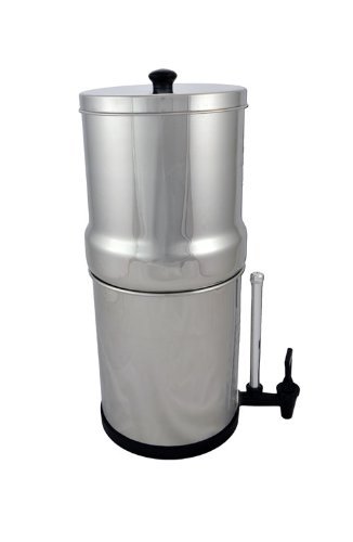 Big Berkey Water Filter-2 Black Berkey Filters and Water View Spigot by Berkey