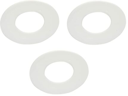 3 Pack Geberit 816.418.00.1 Flush Valve Base Sealing Washer - Clear