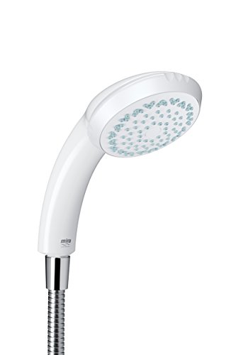 Mira Response Adjustable 4 Spray Mode Shower Head Grey/White
