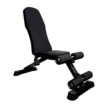 ZXNRTU Full Body Workout Workout Bench, Adjustable Weight Bench, Exercise Bench Press for Home Gym, Foldable Equipment Body Gym System, Strength