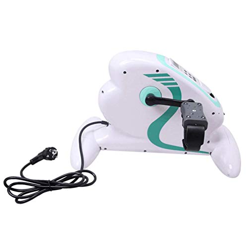 LUNEZY Under Desk Electric Pedal Exerciser, Stationary Mini Exercise Bike, Adjustable Resistance Stroke Rehabilitation Equipment Upper and Lower