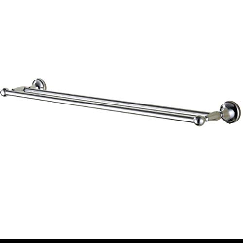 N/A Double pole Towel Rack Max Wall Mounted Anti Rust Stainless Steel Towel Holder Bathroom Kitchen Hardware Accessory