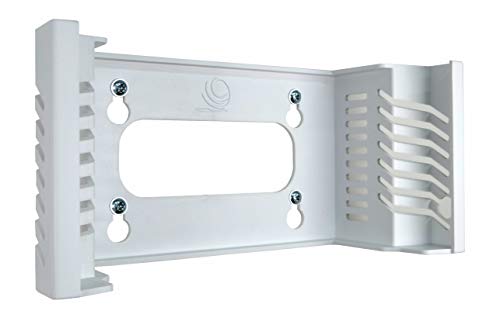 Q-View Latest Sky Q Booster Wall Mount Bracket (White) - Made in the UK - by Q-View (SE210UK, Plastic)