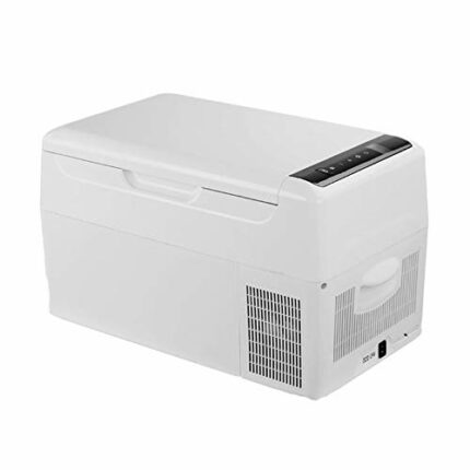 SDFGH Portable B22L Car Home Refrigerator Mini Fridge DC12/24V Dual-purpose Freezing Refrigeration Quick Freezing