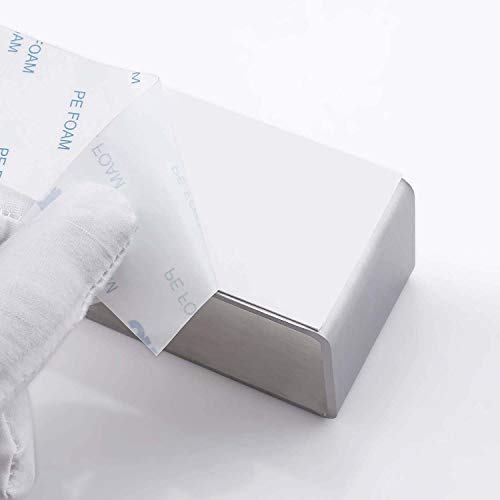 Self Adhesive Towel Holder, Stick on the Wall Hand Towel Bar for Bathroom (23cm Silver)