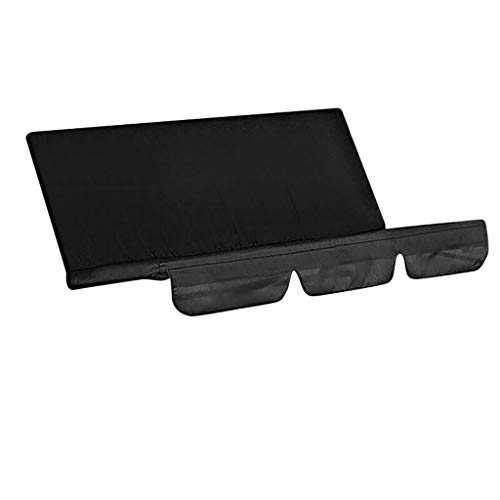 NJGRAE Swing Cushion Cover, Waterproof 3 Seater Swing Seat Cover Bench Cushion Covers Chair Protection for Outdoor Garden Patio Hammock (Gray)