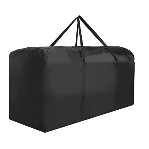 Garden Cushion Storage Bag Waterproof Outdoor Furniture Cushion Storage Bag 173x76x51cm Large Patio Storage Bag with Handle and Zipper