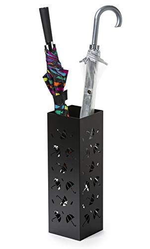 Mango Steam Square Tall 20" Umbrella Holder (Brollies Black)