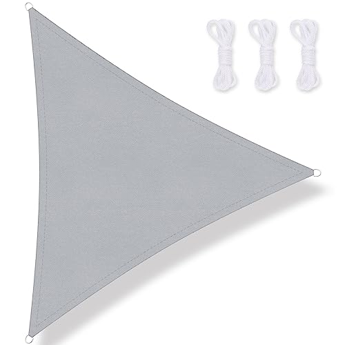 PATIO PLUS Sun Shade Sail 2 * 3m Rectangle, 300D Oxford Fabric Garden Sail PU Coating UV Block, Patio Canopy Durable for Outdoor Yard Lawn Pool B