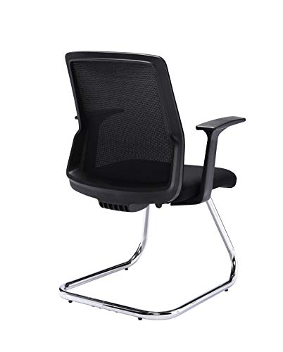 Office Hippo Desk Chair, Ergonomic Office Chair For Home & Office With Breathable Mesh Backrest, Fixed Arms For Comfort & Support, Computer Chair