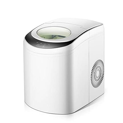 XYZMDJ Commercial Automatic Ice Maker Electric Bullet Round Block Ice Cube Making Machine Small Bar Coffee Shop