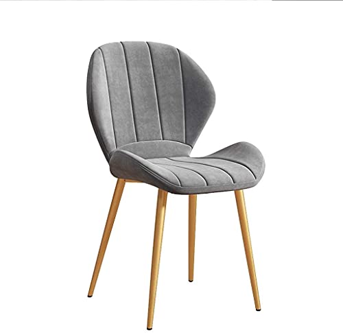 Dining Chairs Velvet Seat and Backrest with Sturdy Metal Legs for Kitchen Dining Room Lounge (Color : Style 6, Size : Black chair legs)