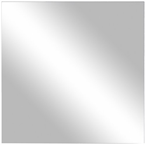 Mungai Mirrors Square Acrylic Mirror (15cm), Silver, 29.5 x 29.5 x 0.3 cm