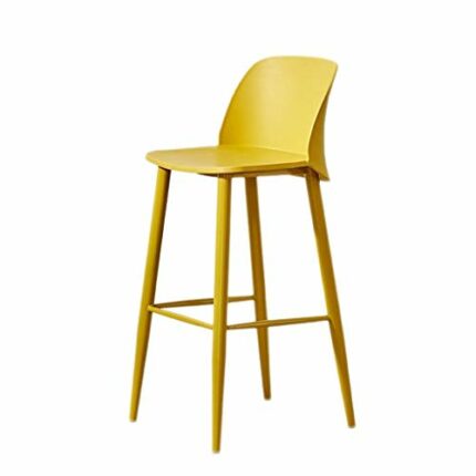 SDFGH Bar Stool chairs High Chair Simple Wrought Iron Bar Chair Gold Stool Dining Chair Nordic Pub Accessories Leisure ( Color : D )
