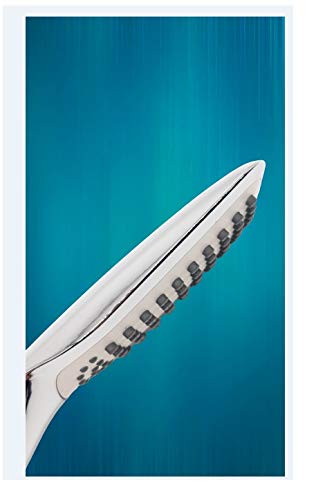 Mini Universal Handheld Shower Head Chromed Coated Showerhead 1-Function Hand Shower Head Anti limescale Self-Cleaning