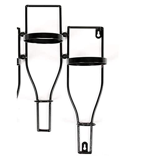 NEOCHY Retro Style Wine Rack, Bar Decoration Wine Rack Personalized Metal Wine Rack