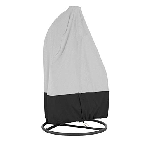 MOZX Waterproof Egg Chair Cover, 210D Oxford Fabric Heavy Duty, Egg Hanging Chair Cover with Bag, Anti-Dust Garden Furniture Cover for Indoor Out