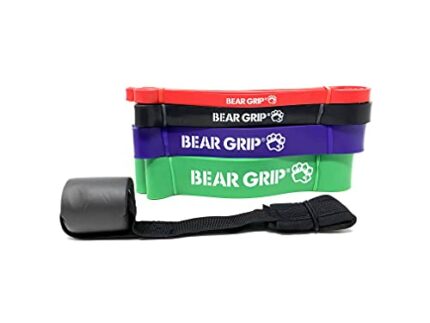 BEAR GRIP - Pull Up Assist Bands | Heavy Duty Resistance Bands for Assisted Pull Ups, Yoga, Stretch Mobility, Crossfit, Strength Training for Men