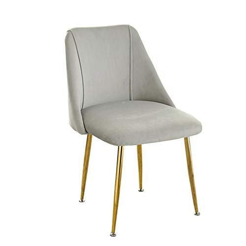 Modern Kitchen Dining Room Chairs Velvet Dining Chair with Metal Legs Velvet Seat And Backrests Kitchen Living Room Lounge Counter Chairs (Color