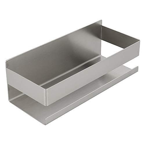 EYHLKM Kitchen And Bathroom Shelf Rack Towel Rail Stainless Steel Free Perforation Wall-mounted Anti-rust And Easy To Decor