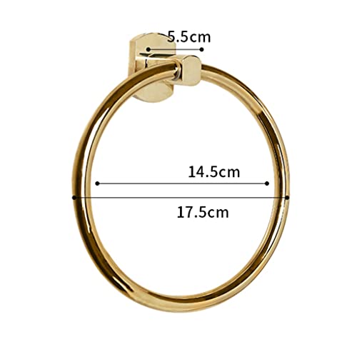 HIGOH Towel Racks,Bath Towel Holder,Bathroom Hand Towel,Bathroom Toilet Stainless Steel Towel Rack,Towel,Round Storage Shelf,Bathroom Towel Hange