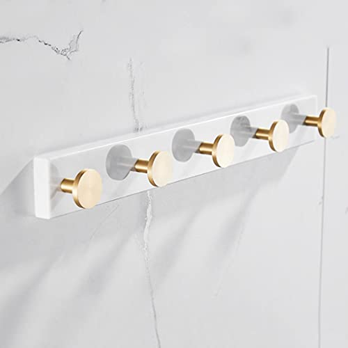 DINGZZ Bathroom Towel Towel Rack Marble Toilet Bathroom Shelf Bathroom Hardware Pendant Set