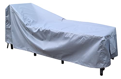 Kingsbridge Sun Lounger Cover Waterproof Anti UV Heavy Duty Rip Proof 600D Fabric Breathable 210x75x70/40cm Outdoor Sun Lounger Cover