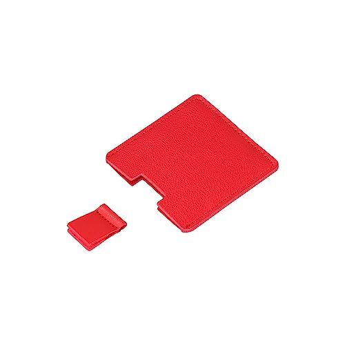 Leadigol Ultra-Thin Compact Mirror,Folding Vanity Mirror Cosmetic Tools PU Leather Foldable Square Unbreakable Pocket Mirror