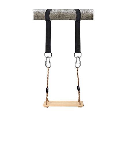The Upgrade Welded Tree Swing Hanging Kit Holds 2100lbs, Easy & Fast Swing Hanger Installation to Tree- 2 Strap & Snap Carabiner Hook, Perfect fo