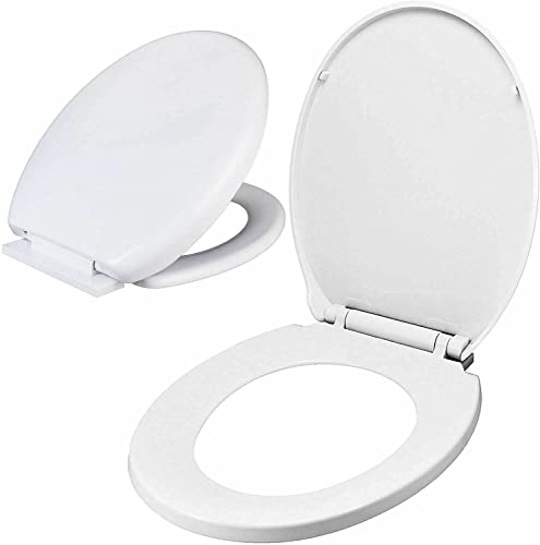 Oval Toilet SEAT Soft Close White - Easy Installation by AAN®