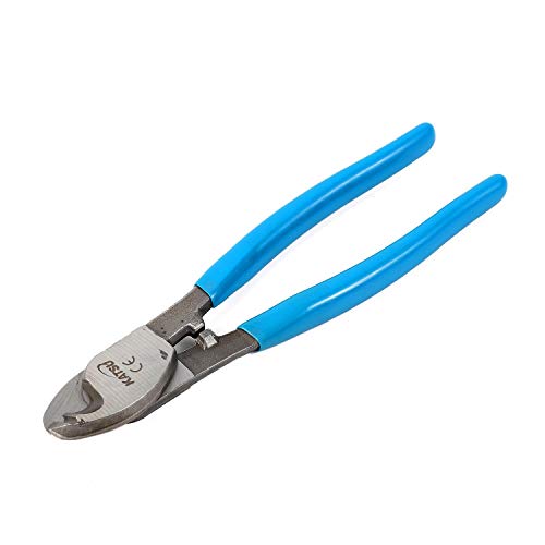KATSU Cable Cutter Wire Stripper 150mm (6") + 210mm (8"), Heavy Duty Cutting Plier for Aluminum Copper Wires 417346