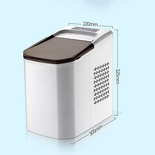 XYZMDJ Commercial Automatic Electric Ice Maker Bullet Round Block Ice Cube Making Machine Small Bar Coffee Shop