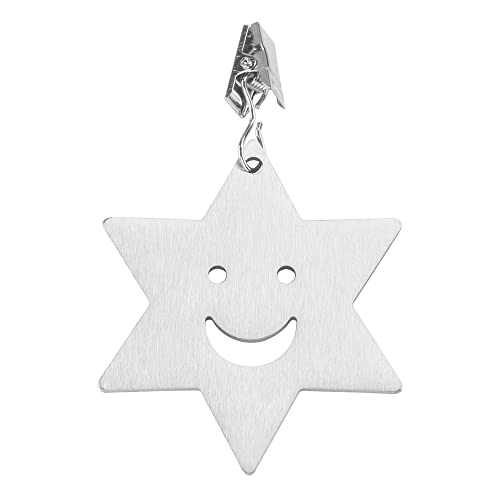 Outdoor Curtains 6Pcs Tablecloth Weights with Metal Table Clip Clamps Stainless Steel Star Shape Table Cover Clips Clamps for Outdoor Garden Part