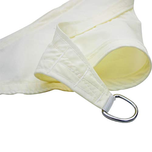 Greenbay Anti-UV Anti-UV Sun Shade Sail Outdoor Garden Patio Party Sunscreen Canopy Square Cream 4x4m