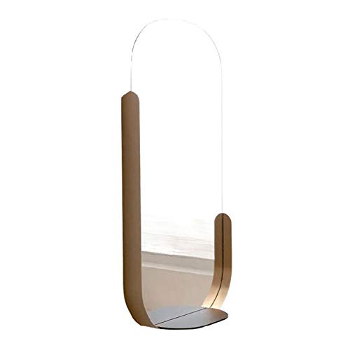 SkiPdr Bathroom Mirror Semi-Ellipse Decorative Mirror with Storage for Bathroom, Bedroom Living Room