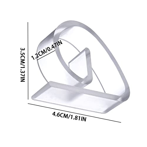 MenYiYDS - Plastic Transparent Tablecloth Clips, Tablecloth Fixing Clips, Tablecloth Anti-Slip Clips, Tablecloth Clips, Tablecloth Clips-Transpar
