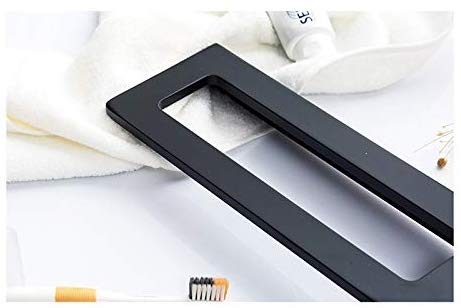 KNOXC Towel Racks,Creative Bathroom Accessories Space Aluminum Towel Hanging Rod Bathroom Bathroom Towel Rack