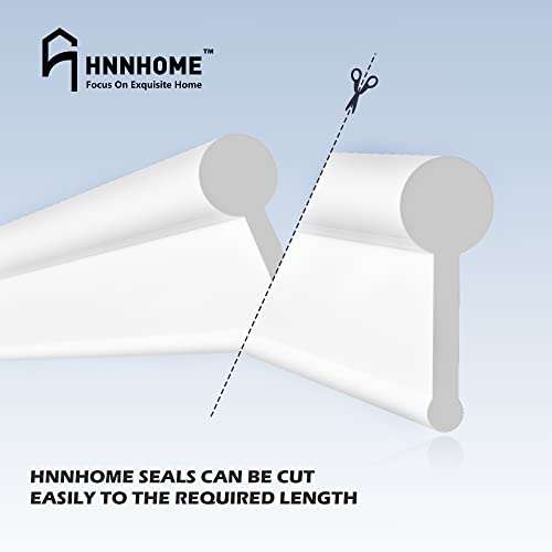HNNHOME White Shower Screen Seal Strip for Folding Doors - 1 Metre