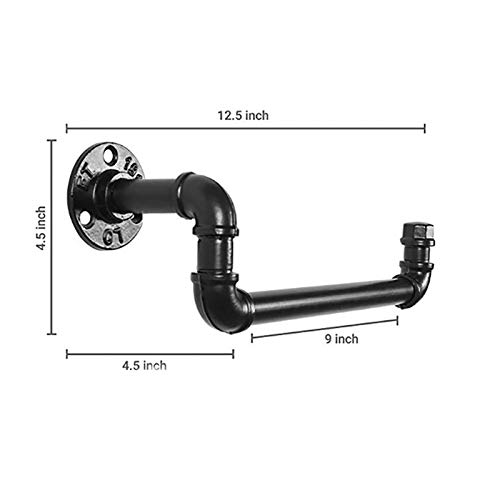 HIGOH Towel Rack Iron Towel Rack,Bathroom Towel Rails,Wall Mounted Retro Metal Towel Racked Surface,For Kitchen,Bathroom,Craft Room Bathroom Hard