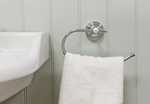 Croydex Flexi-Fix 1919 Easy to Fit Towel Ring,8.4 x 24.3 x 16 cm