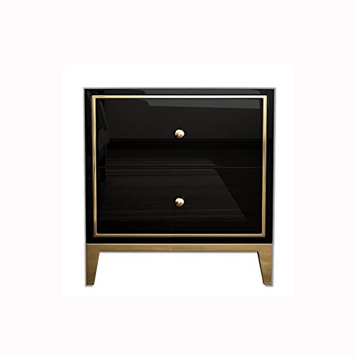 JYDQM Nordic Bedside Cabinets Simple and Lockers, Bedroom Lockers Painted Bedside Cabinets