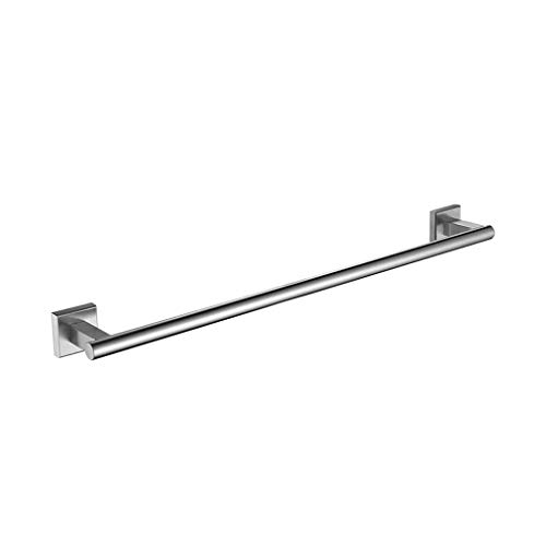 EYHLKM Bathroom Towel Bar Rack, Stainless Steel Wall Mounted Bath Single Towel Hanger, Matte Finish