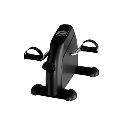 Under Desk Bike and Pedal Exerciser - At-Home Physical Therapy Equipment and Exercise Machine for Arms and Legs with LCD Screen by Wakeman Fitnes