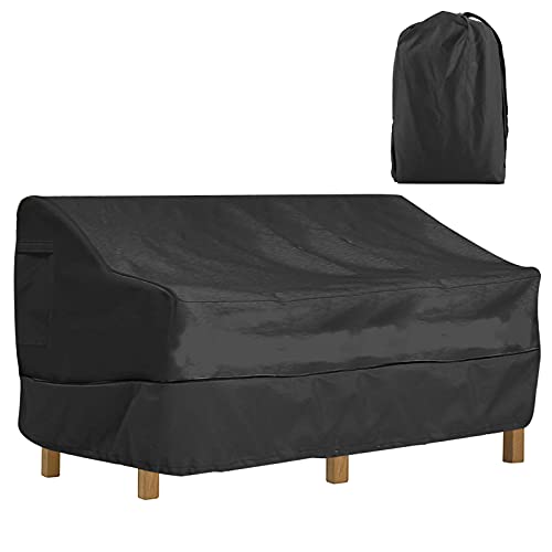 Opaltool Garden Sofa Cover, 210D Oxford Waterproof Garden Furniture Cover Outdoor Patio Cover with Air Vent for Chair Sofas (M: 193 * 83 * 84cm)